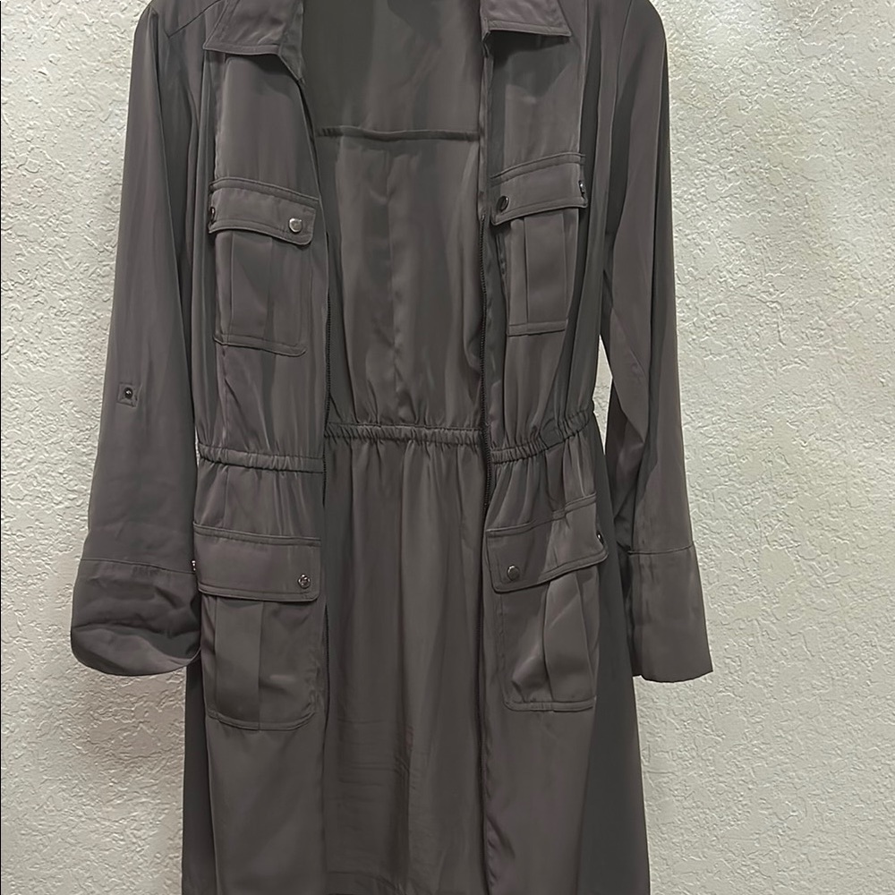 Alfani Gray Long Sleeve Dress - Picture 3 of 7